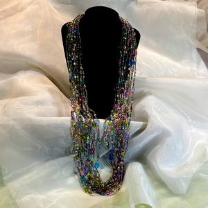 Joan Rivers Torsade Collection. Beautiful multi strand pastel glass beads